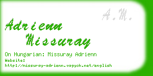 adrienn missuray business card